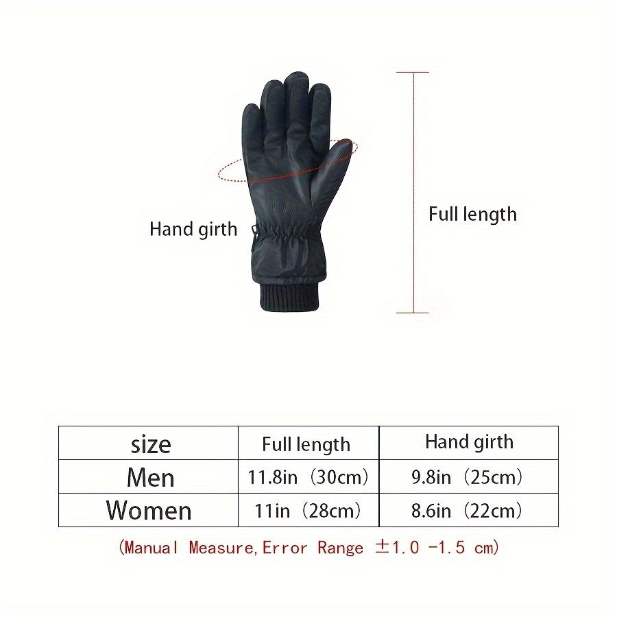 Women's Ski Gloves - Windproof, Waterproof, Warm Fleece-Lined For Winter Sports & Outdoor Activities