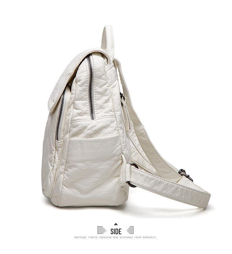 Women's 2025 Fashion Soft Leather Backpack - Versatile, Spacious, Casual & Stylish