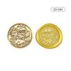 1PC Christmas Series Fire Paint Stamp Head Invitation Envelope Fire Paint Wax Seal Stamp Head Blessings Fire Lacquer Seal Decor