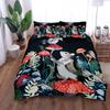 Chic Mushroom Illustration Art Duvet Cover Set King Queen Double Twin Single Bed Linen Set