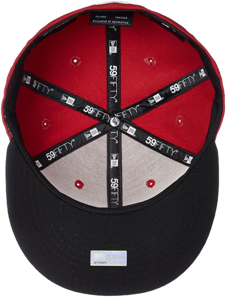 Baseballová čepice 59FIFTY MLB Cincinnati Reds Road Free [New Era] On-Field Šarlatová/Černá