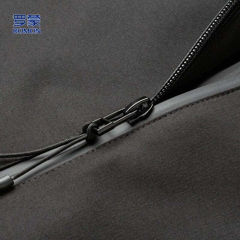 ROMON Men's Mid-length Windproof Hooded Workwear Jacket