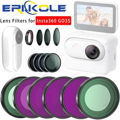Filtre Len pentru Insta360 GO 3S Set de filtre ND ND8 ND16 ND32 ND64 Filtru protector UV CPL pentru Insta 360 GO3S Kituri de accesorii