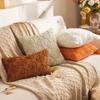 Autumn Pumpkin Throw Pillow Cover 30X50/45X45CM Plush Embroidery Stamping Waist Cushion Cover Decor Home Decorative Pillowcase
