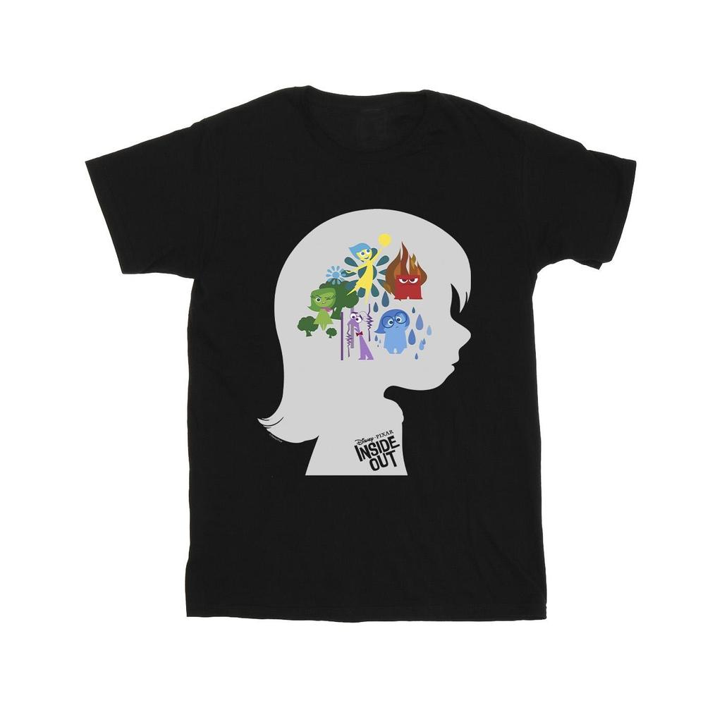 Disney Boys Inside Out Head Silhouette T-Shirt
