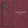 For Motorola Edge 50 Fusion Case Luxury Leather Comfort Back Cover For Moto Edge50 Fusion Soft Silicone Shell Shockproof Bumper