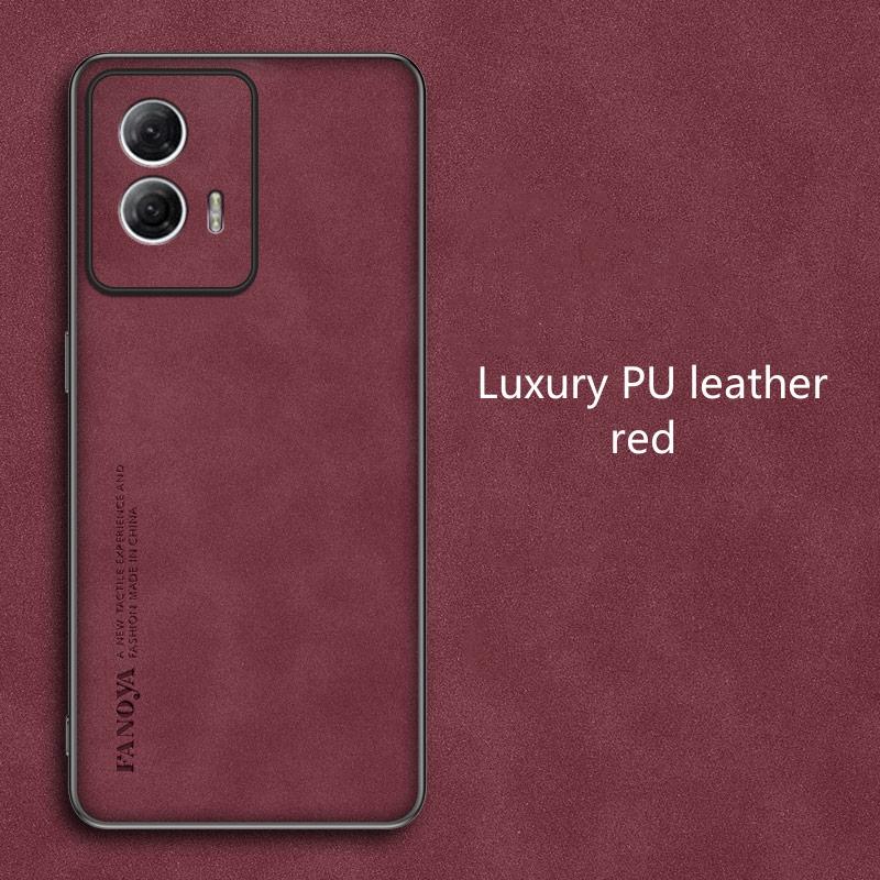 For Motorola Edge 50 Fusion Case Luxury Leather Comfort Back Cover For Moto Edge50 Fusion Soft Silicone Shell Shockproof Bumper