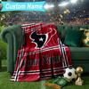 Custom Name Blanket basketball Texans Logo Blanket Bedding Blanket for Travel, Camping, Living Rooms, Offices, Sofas, Fan Christmas gift