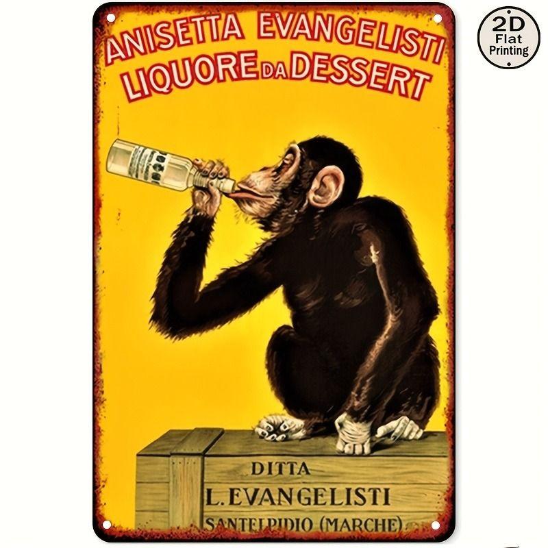 Vintage Drinks Wall Poster Metal Tin Sign 20x30cm