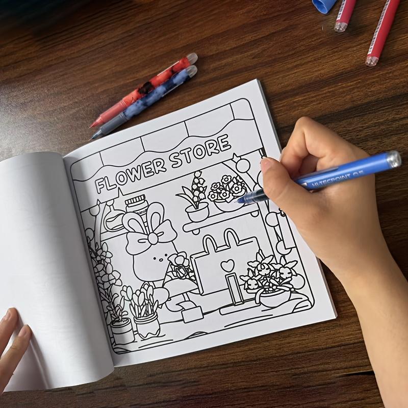 Latest Coloring Book,The Rabbit Coloring Book, with 40 Pages - An Ideal Way To Relax. Office, Cultural and Educational Supplies