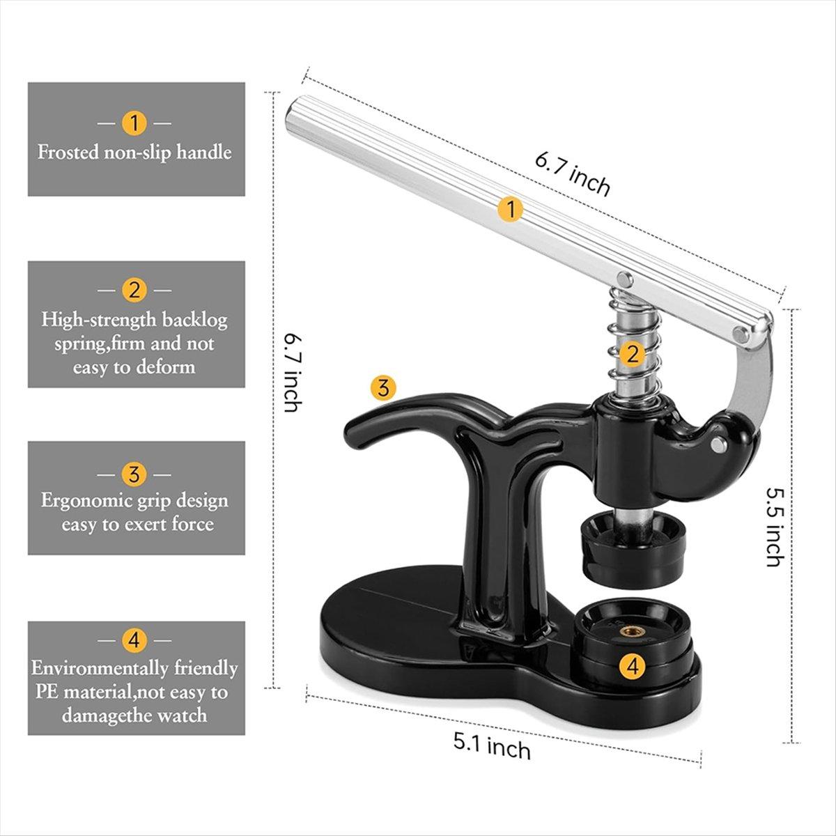 

BHBL 17 Piece Watch Battery Replacement Tool Kit with Watch and Back Removal Tool for All Types of Watches China Mainland