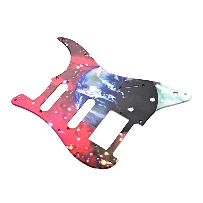 3 Ply 11 Holes Guitar Bass Pickguard Scratch Plate Pick Guards for 4 String Standard Bass Guitar Musical Instrument Part