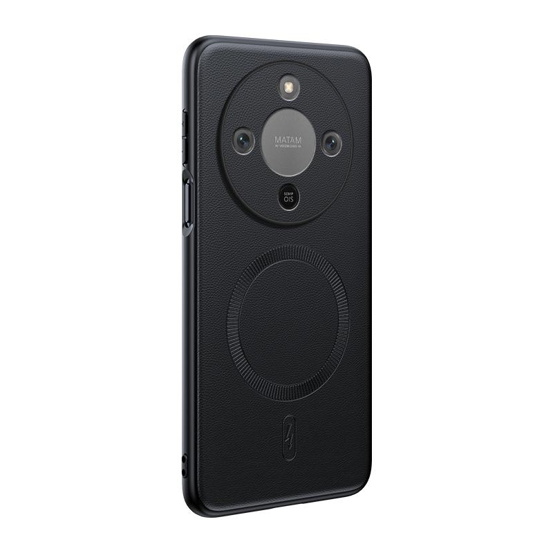 For Honor X70 Case Magnetic Leather Shield Cover For Honor X70 Anti-Fingerprint Non-Slip PC+TPU