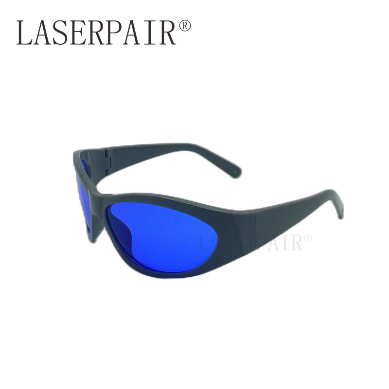 High Quality CE EN207 Laser Protection Eyewear Safety Glasses 585nm Laser Safety Spectacles (Blue,safety glasses) синий
