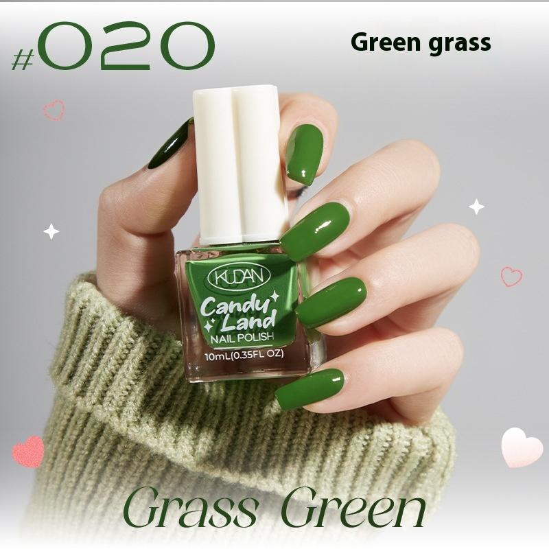 Ny Kudan Kudan neglelakk, bakefri, hurtigtørkende, rivende, lett duft 10 ml vannbasert neglelakk