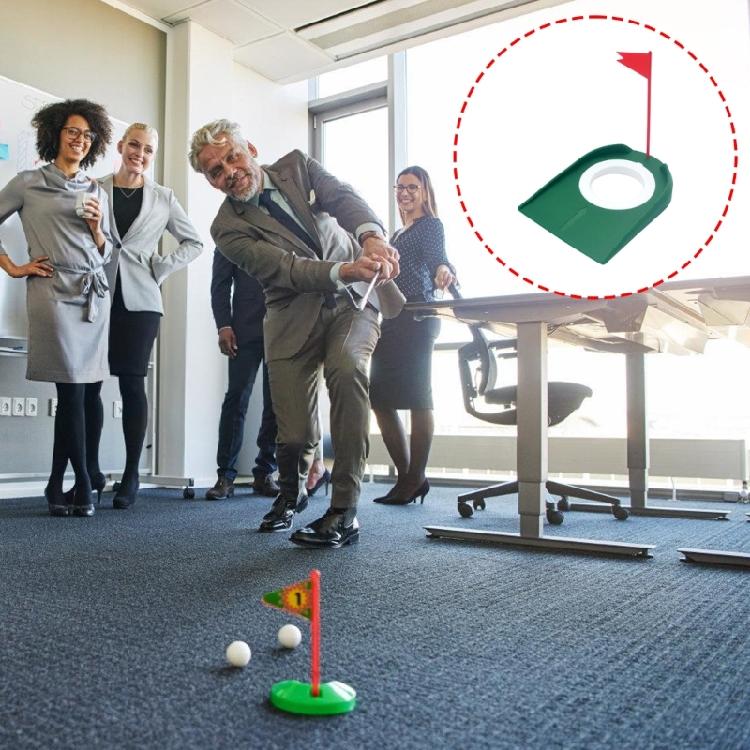 Beginner Golf Training Aids Office Golf Practice Tool Metal Golf Training Base for Swing Accuracy