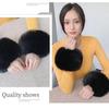 Fluffy Faux Fox Fur Windproof Wrist Warmers