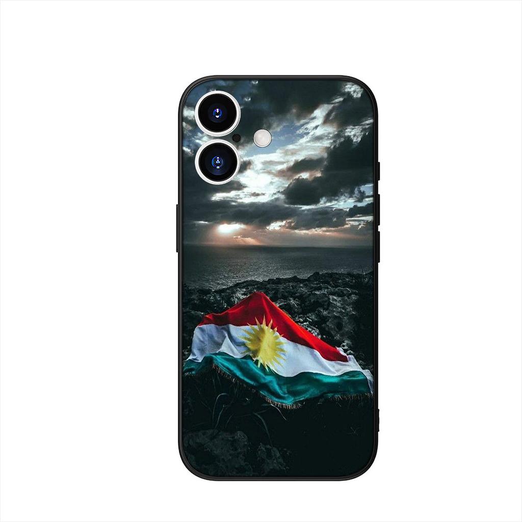 Phone Cover for Samsung Galaxy A55 A54 A25 A36 A17 A26 A35 A33 A34 A14 A37 S8 S9 S20 S21 FE S10 Plus Case Kurdistan Flag Casing