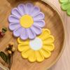 Cute Flower Silicone Mat Pad Dining Drink Coaster Non Slip Insulation Pot Holder Placemat Household Tea Cup Mat Kitchen Accessor