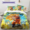 DRAGON BALL Pattern Bedding,Quilt Set Quilt Cover Pillowcase Home Birthday Gift (1 * Duvet Cover + 2 * Pillowcase, Without Core)