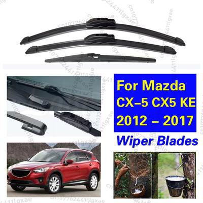 Wiper Front Rear Wiper Blades Set Kit For Mazda CX-5 CX5 KE 2012 2013 2014 2015 2016 2017 Windshield Windscreen Window 24"18"14"