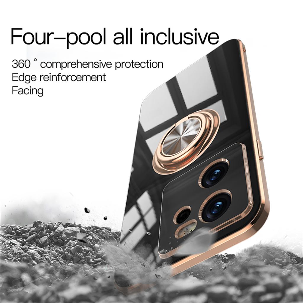 For Xiaomi 14T Plating Glossy Silicone Case For Xiaomi 14 T 13T 12T 11T 13 12 11 Lite 5G 12X 10T 10 12S 14T Pro Ring Stand Cover