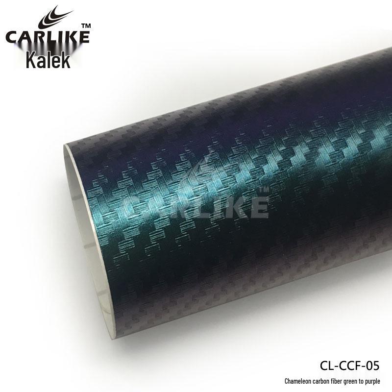 3D Dragon Ventilated Color-Changing Carbon Fiber Car Interior Film Sticker
