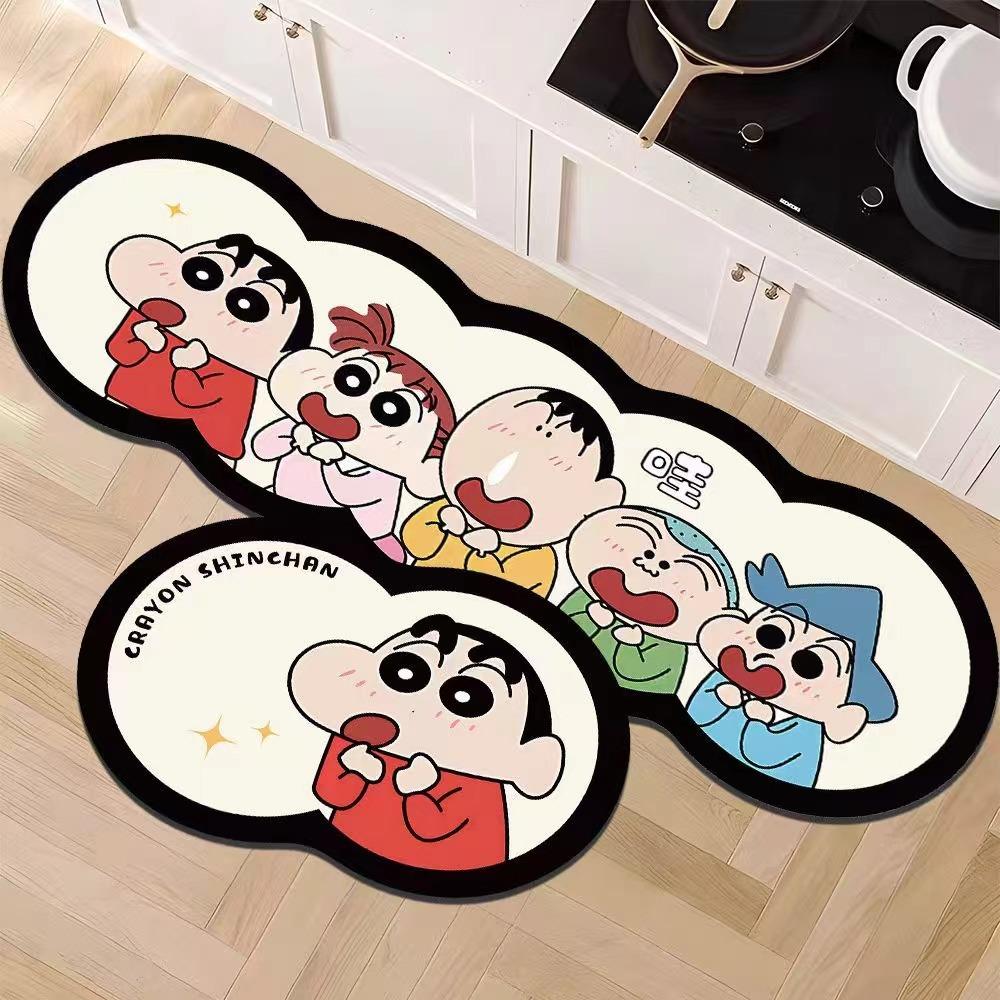 Buntstifte Kleine Neue Fußmatte Haushalt Küche Weiche Kieselgur Fettabweisende Fußmatte Cartoon Saugfähig Schnelltrocknende Fußmatte