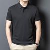 Yiliteng Men's Short Sleeve Business Casual Polo Shirt