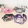 Fashion Clear Pvc Crossbody Bag Stadium Approved Waist Pack For Women Men Festival Sports Casual Style