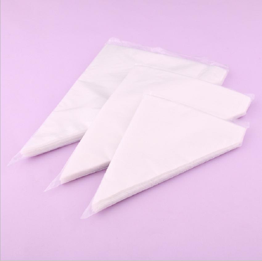 Assorted Sizes Disposable Piping Bags - 100 Pack for Cake, Cream, Jam, Chocolate, Icing.