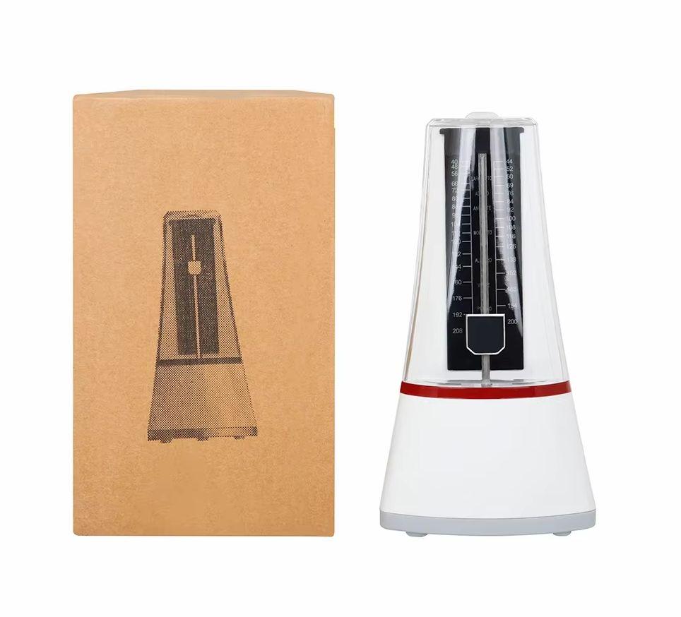 IRIN Metronome Classic Cone Universal Metronome Precise Rhythm Mechanical Pendulum Metronome For Guitar/Piano/Violin Instrument белый