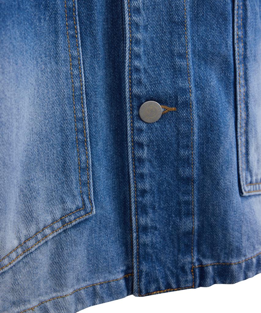 1011 Gallery Cotton Chore Jacket - Washed Blue