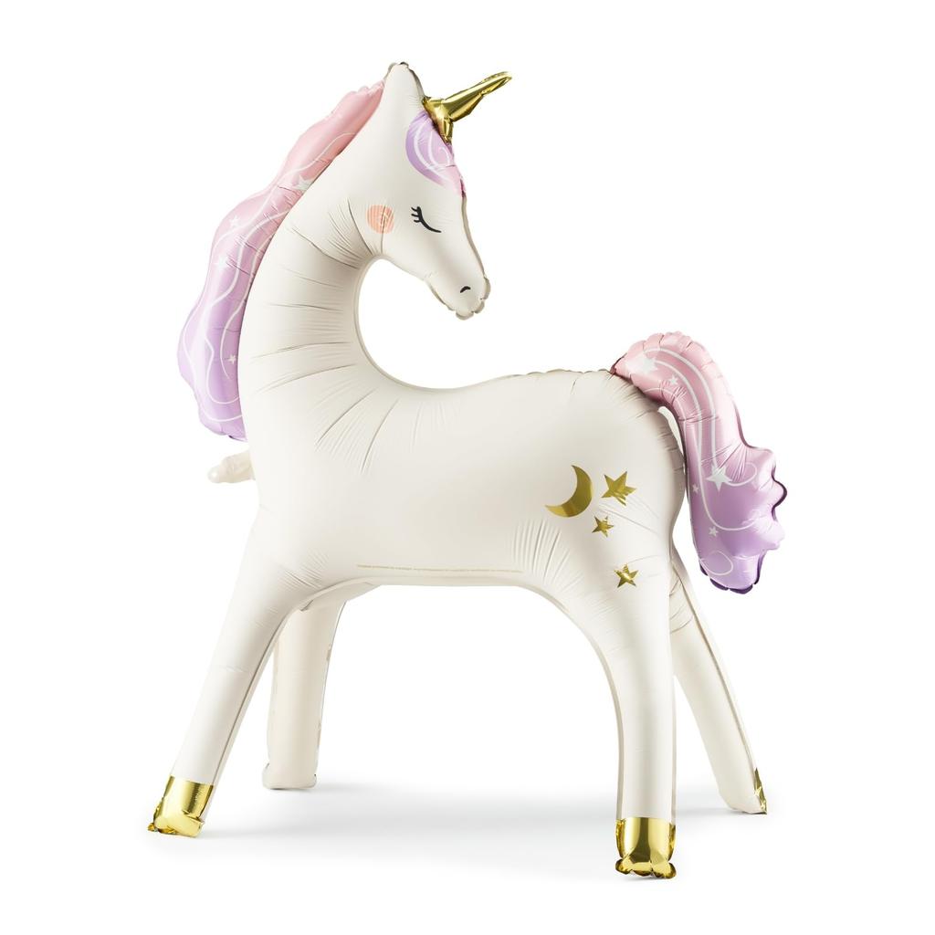 PartyDeco Standing Unicorn FB247 Film and Aluminum Balloons