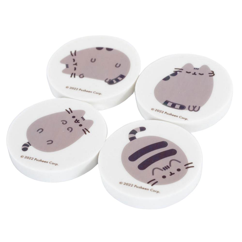 Pusheen Printed Erasers (Pack of 4)