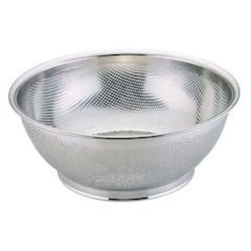 

Sanpo Sangyo Eco Clean Perforated Shallow Colander, 35cm, 18-8 Stainless Steel, Japan, AEK1502
