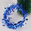 7.5 Meter Christmas Tinsel Wire Star Ornament Decoration