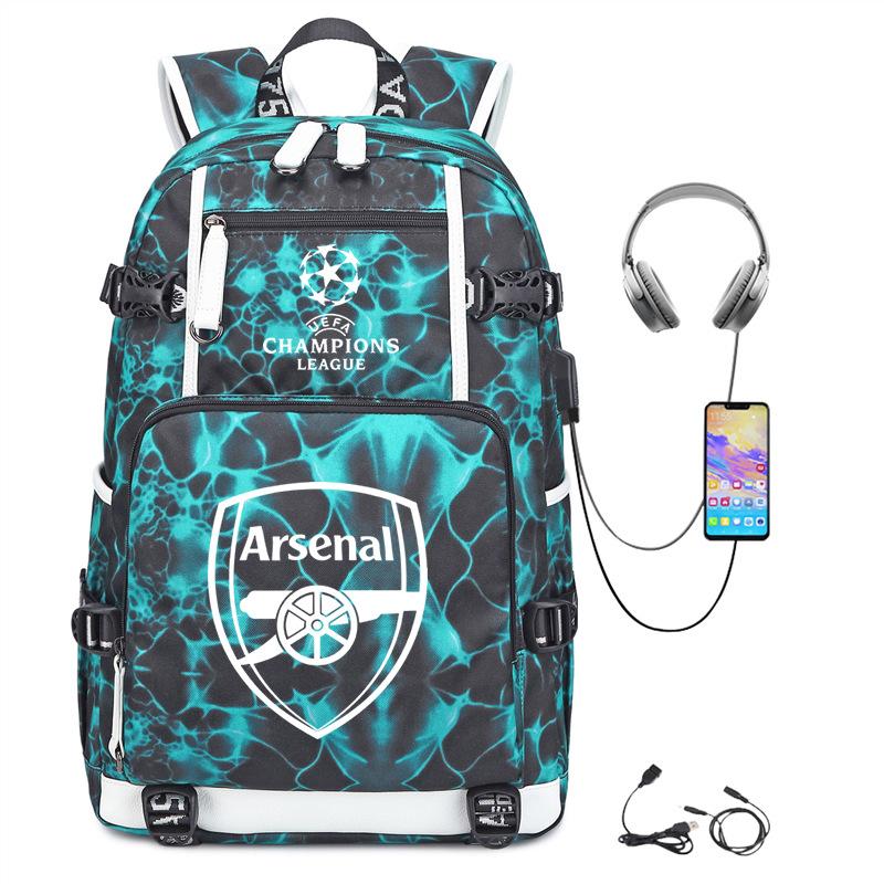 Football Peripheral Camouflage Backpack Student Multifunctional Large Capacity Backpack Leisure Travel Mountaineering Bag