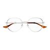 GUCCI Eyewear Round Frame Glasses (Unisex) Prescription Glasses GG1496O003