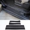Carbon Fiber Door Sill Scuff Guard Plate Panel Trim Sticker For  Hummer H2 03-07