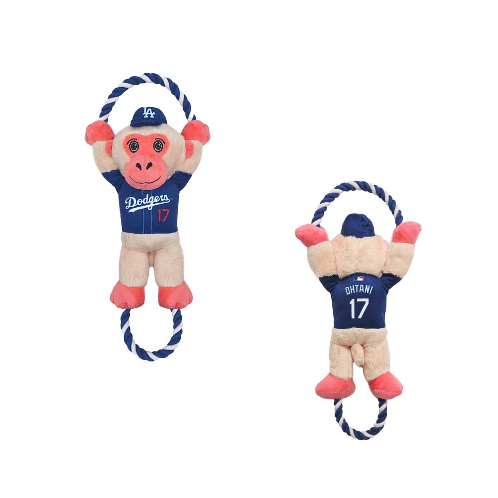 

Official MLB Los Angeles Dodgers Shohei Ohtani Model Dog and Monkey Toy Baseball Los Angeles Dodgers Pet