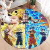 Dragon Ball Z Round Area Rug Carpet Rug For Living Room Bedroom Sofa Playroom Decor Nonslip Floor Mat