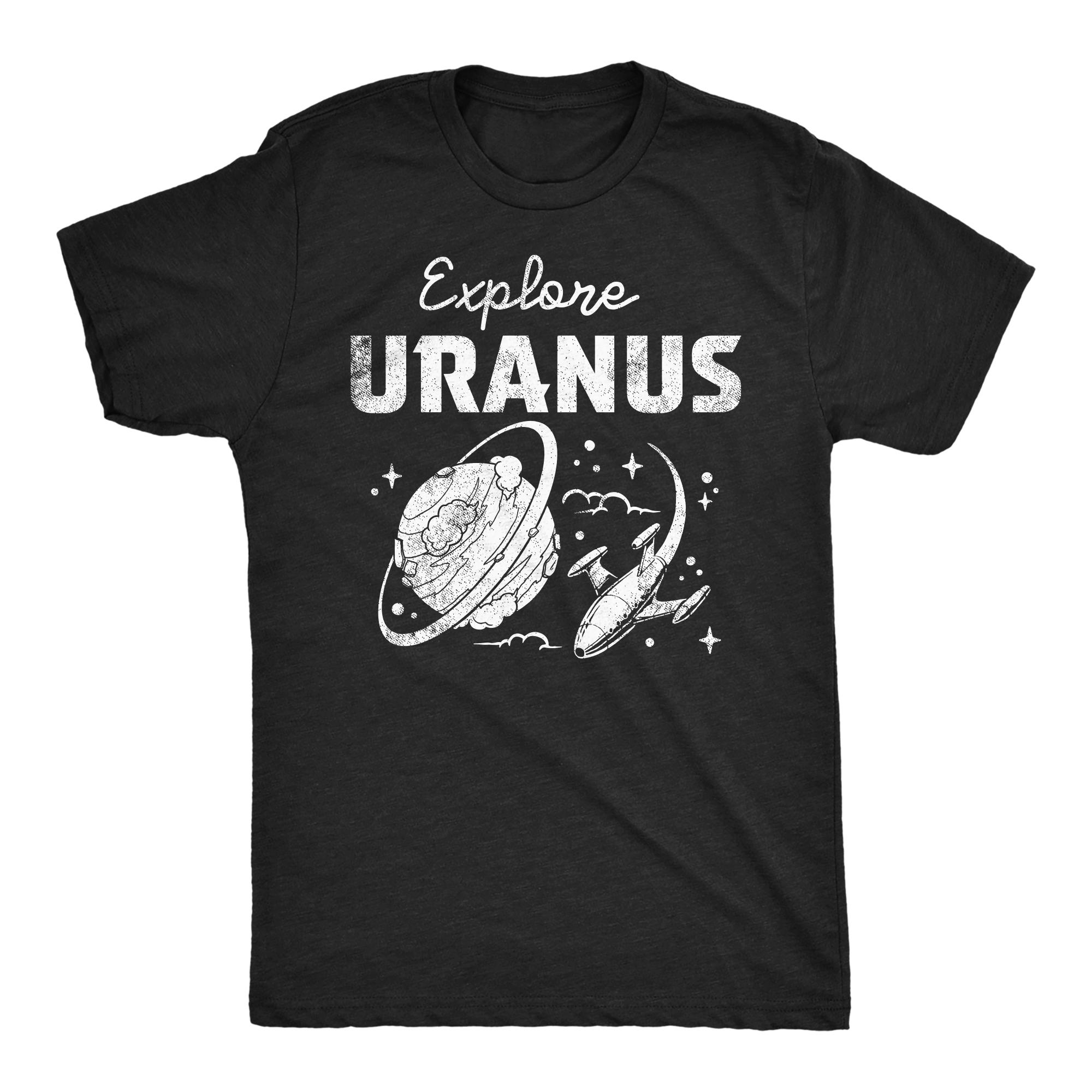Explore Uranus Summer mens Tracksuit Tshirt roundneck pullover casual breathable sportswear cotton Harajuku shortsleeved top 4XL