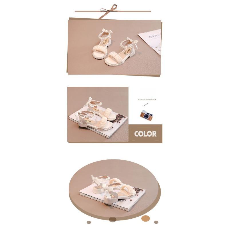 Girls' Sandals New Summer Fashion Sports Soft Sole Kids' Roman Sandals for Big Kids Students