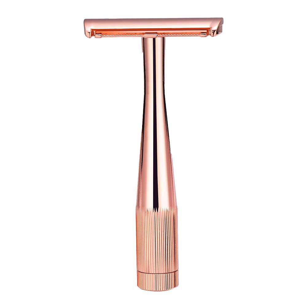 

Premium Ladies Shaver & Eyebrow Trimmer with Anti-scratch Feather Blade and Magnetic Holder