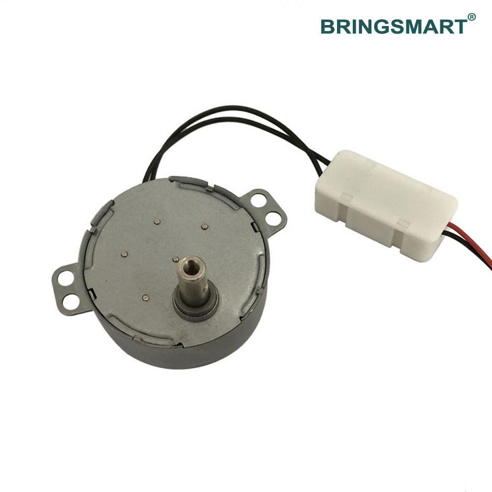 Bringsmart Mini DC Gear Motor JS-50(B) 12Volt BLDC Synchronous Motor DC 5-24V Brushless DC Motor 50Hz 0.9-60rpm 24V Customized