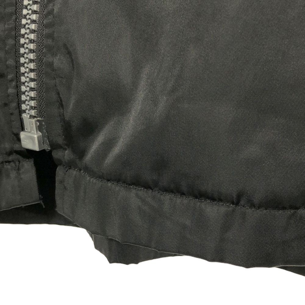 BEAR 90er Logo Stickerei Reißverschlussjacke M schwarz Alte netzgefütterte Coachjacke Herren Gebraucht