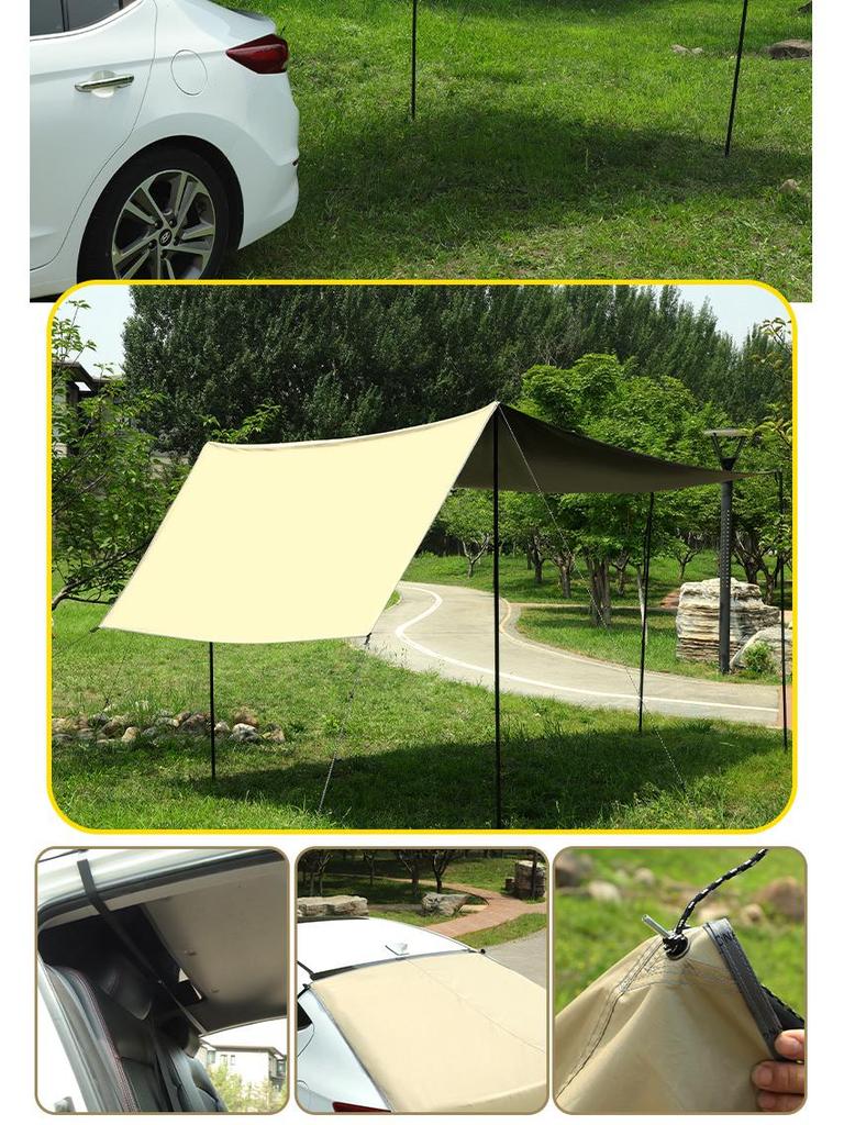 Car Awning Tent: Outdoor Sunshade & Rain Shelter for Vehicles
