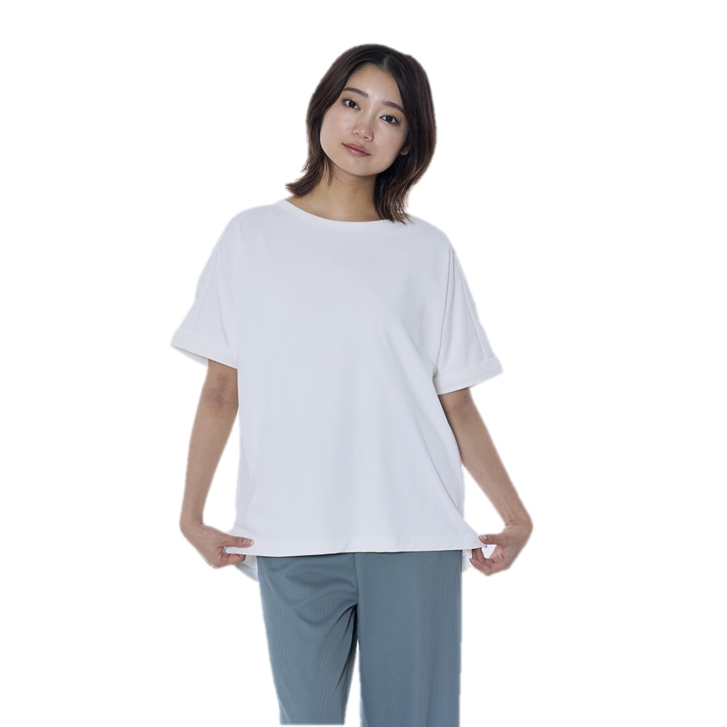 

Short Sweat Stain Heat Shielding Go to by B2MAB230 Marshmallow White [Mizuno] Anti-Sweat T-shirt, Sleeve, Control, Transparent, Women s
