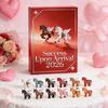 2026 Advent Calendar Pegasus Acrylic Figure Set 2D Flat Wall Decor Fun Collectibles for Kids Colorful Fantasy Decorations for Room Party & Gifts